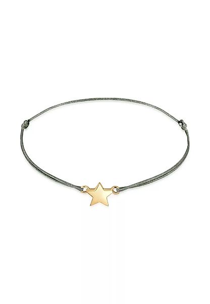 Elli Armband "Stern Astro Symbol Nylon Band 925 Sterling Silber" günstig online kaufen