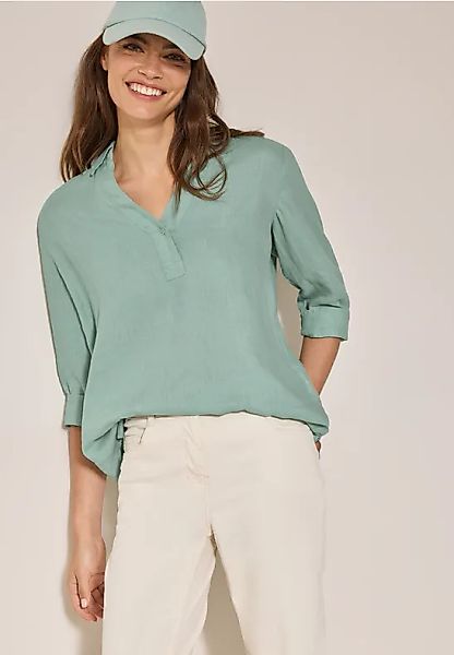 Leinen-Longbluse günstig online kaufen