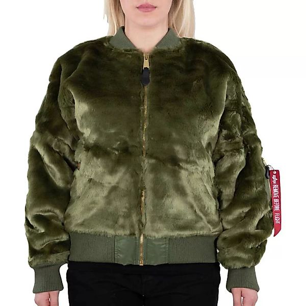 Alpha Industries Ma-1 Os Fur Jacke L Green günstig online kaufen