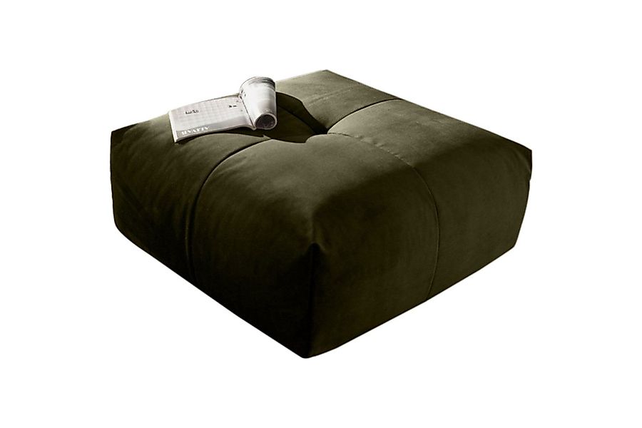 KAWOLA Hocker PALACE, Polsterhocker Velvet verschiedene günstig online kaufen