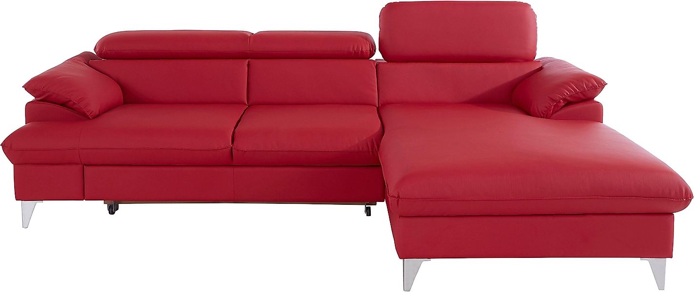 COTTA Ecksofa Caluso L-Form, mit Kopfteilverstellung, günstig online kaufen