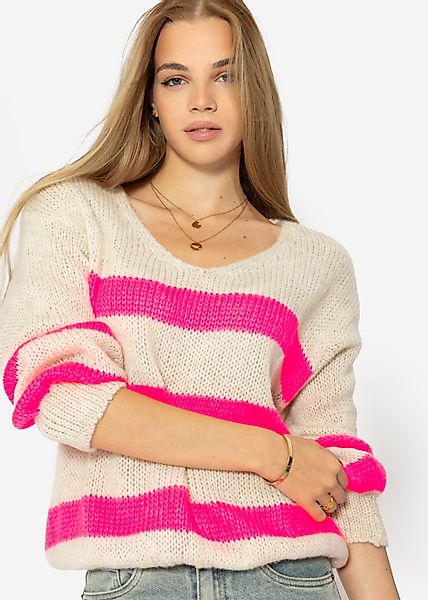 SASSYCLASSY Strickpullover Oversize Pullover Damen mit günstig online kaufen