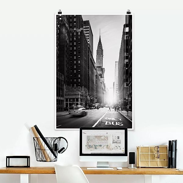 Poster Lebhaftes New York günstig online kaufen