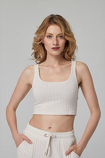 HomeStore Blusentop Oben Dicker Träger Crop Top günstig online kaufen