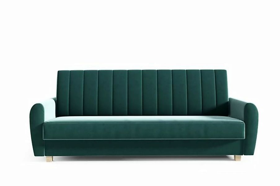 MOEBLO Schlafsofa BERN, Sofa Couch für Wohnzimmer Federkern Sofagarnitur Po günstig online kaufen
