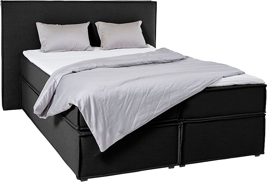 LeGer Home by Lena Gercke Boxspringbett "Yuma" incl. Topper, in 4 Breiten, günstig online kaufen