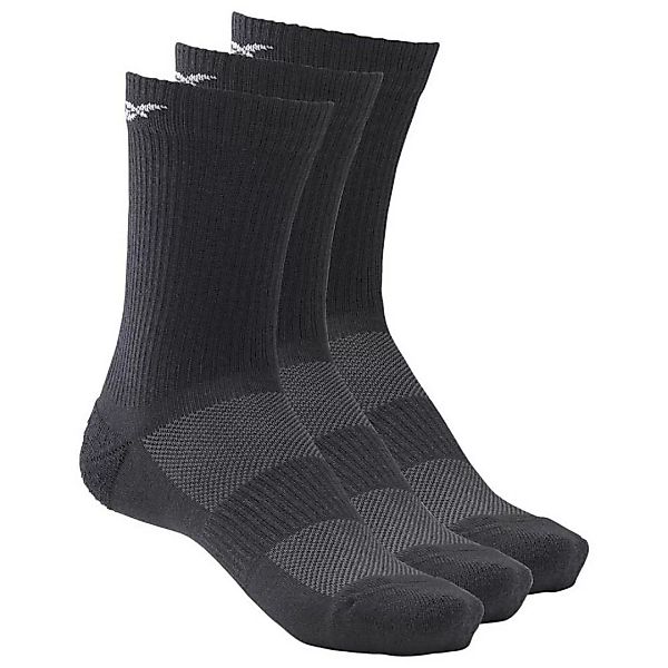 Reebok Training Essentials Mid Crew Socken 3 Paare EU 37-39 Black günstig online kaufen