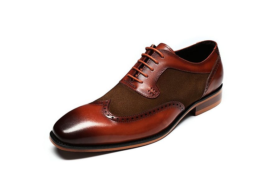 Allthemen Schnürschuh mit klassischer Ziernaht Anzugschuhe Herren Businesss günstig online kaufen