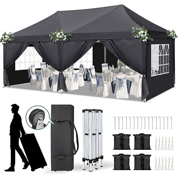VINGLI Faltpavillon Pop Up Pavillon, Wasserdicht, günstig online kaufen