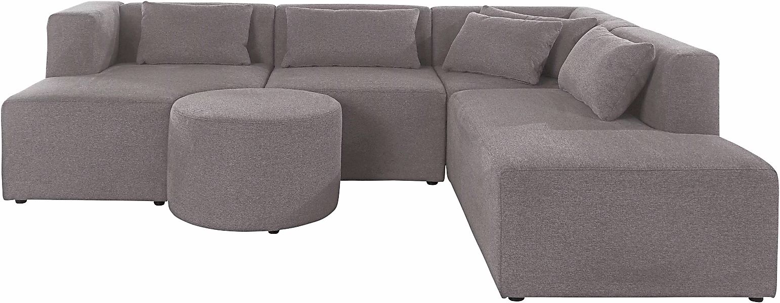 Leonique Ecksofa "Alexane L-Form", zusammengesetzt aus Modulen, in vielen B günstig online kaufen