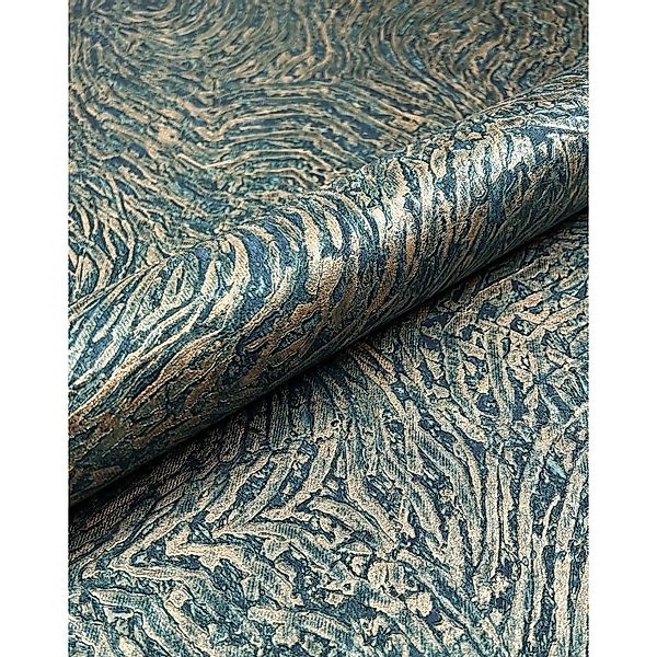 Newroom Vliestapete Alwina Blau Muster Modern FSC® günstig online kaufen