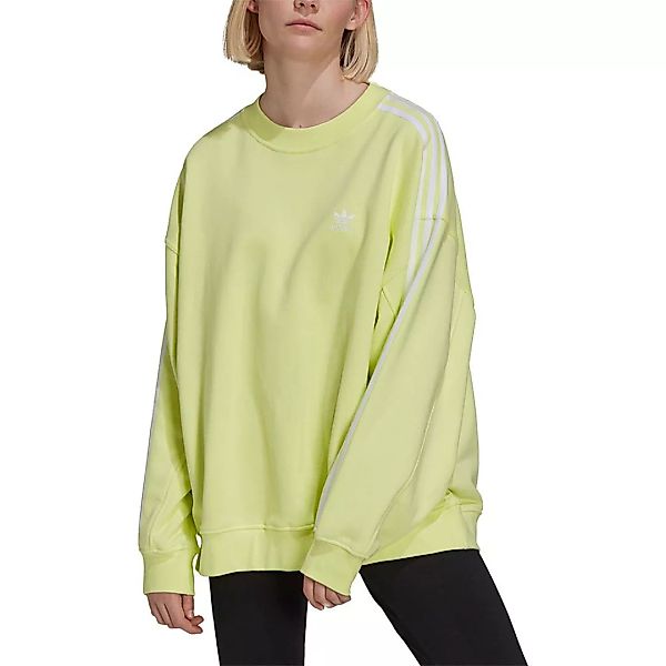 adidas Originals – adicolor – Sweatshirt in Gelb mit den drei Streifen günstig online kaufen