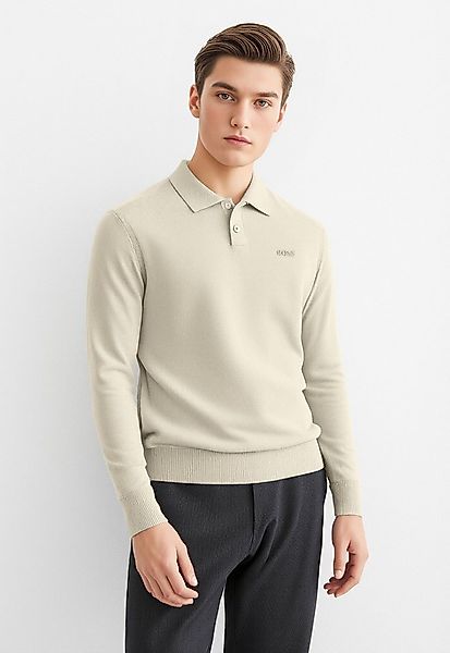 BOSS ORANGE Polokragenpullover Asac mit Logo-Stickerei günstig online kaufen