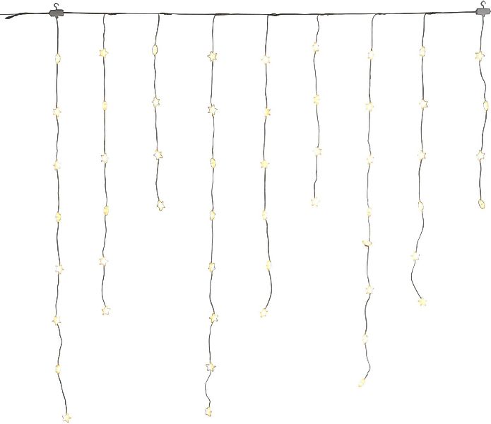 AM Design Lichtervorhang Weihnachtsdeko aussen, 108-flammig, 5m Anlaufkabel günstig online kaufen