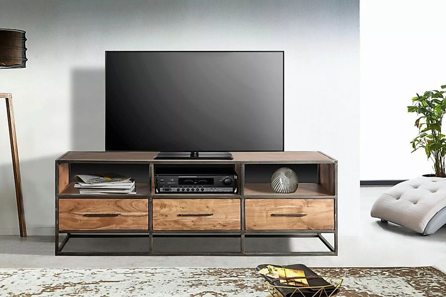 Loreno® TV-Schrank Oklahoma Lowboard, 175 x 60 x 40 cm, massives Akazienhol günstig online kaufen
