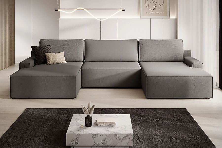 TRENDMANUFAKTUR Wohnlandschaft "Challenge, Schlafsofa mit Bettkasten, Couch günstig online kaufen