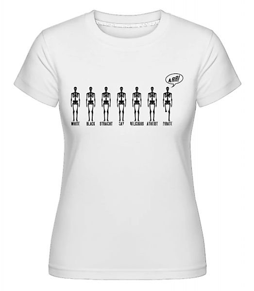 Piraten Skelett · Shirtinator Frauen T-Shirt günstig online kaufen