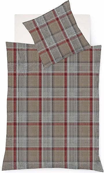 fleuresse Bettwäsche "Lech 4385" 2 tlg. Edelflanell, Baumwolle, in Gr. 135x günstig online kaufen