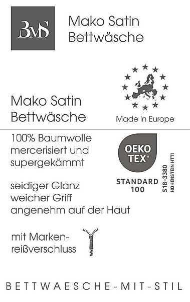 BETTWAESCHE-MIT-STIL Bettwäsche Mako Satin Bettwäsche Leopard, Mako-Satin, günstig online kaufen