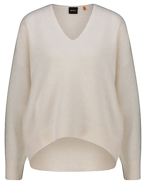 BOSS Strickpullover Damen Strickpullover FONDELLA Relaxed Fit (1-tlg) günstig online kaufen