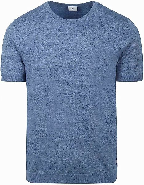 Blue Industry Knitted T-Shirt Melange Blau - Größe L günstig online kaufen