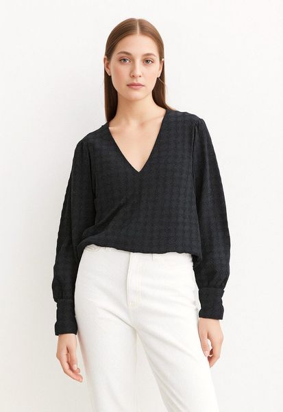 Vero Moda Langarmshirt VMBECCA LS V-NECK günstig online kaufen