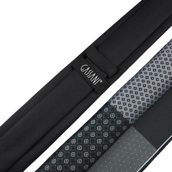 GASSANI Krawatte Herren-Krawatte Rips Fine Karo, günstig online kaufen
