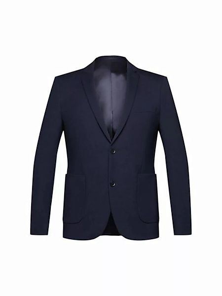 Esprit Collection Anzugsakko Einreihiger Piqué-Jersey-Blazer günstig online kaufen