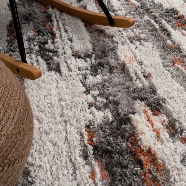 Paco Home Hochflor-Teppich "Vincenza 283" rechteckig 34 mm Höhe kuschelig, günstig online kaufen