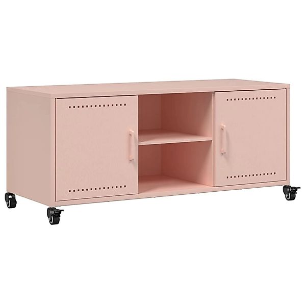 VidaXL TV-Schrank Rosa 100,5x39x43,5 cm Kaltgewalzter Stahl günstig online kaufen