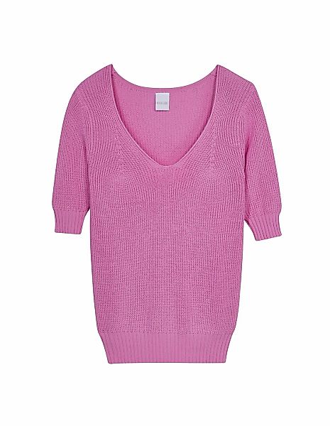 MADELEINE Longpullover "Pullover Strickpullover mit kurzen Ärmeln" günstig online kaufen