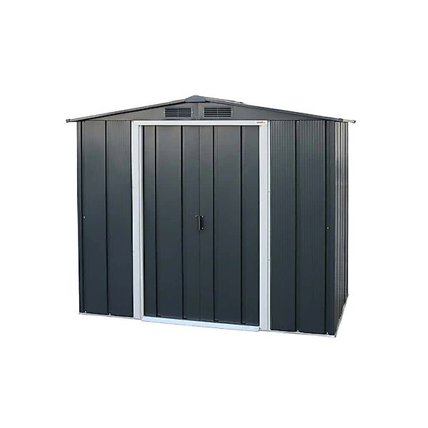 DURAMAX Metall-Gerätehaus 1,8x1,2m in Anthrazit günstig online kaufen