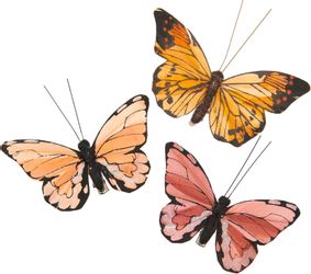 Rico Design Gartenstecker Schmetterling mit Clip günstig online kaufen