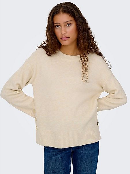 ONLY Strickpullover ONLRENE LIFE LS BUTTON O-NECK CC KNT günstig online kaufen