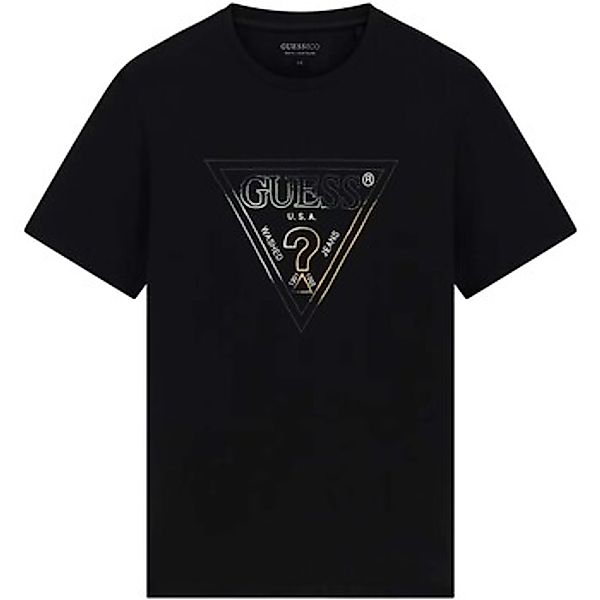 Guess  T-Shirts & Poloshirts Cn Ss Triangle Hd Multicolor T günstig online kaufen