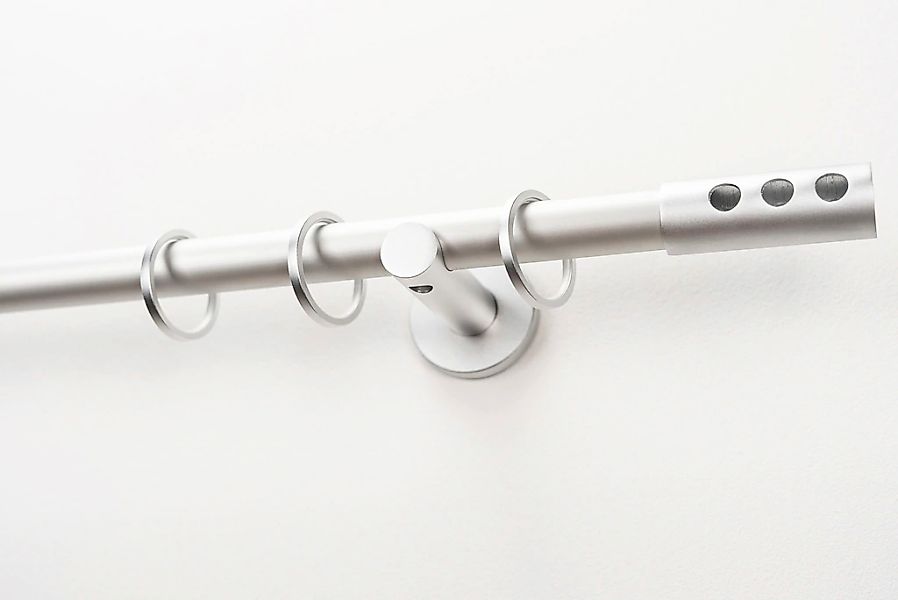GARESA Gardinenstange "EASY" Ø 20 mm 1 läufig-läufig Wunschmaßlänge Vorhang günstig online kaufen
