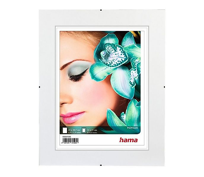 Hama Bilderrahmen Rahmenloser Bilderrahmen "Clip-Fix", bruchsicher aus Poly günstig online kaufen