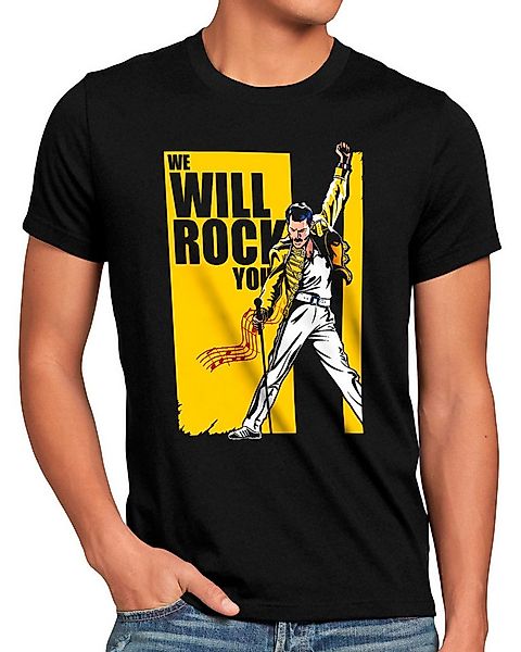 style3 T-Shirt Rock You Freddie freddy mercury queen rock metal freddie günstig online kaufen