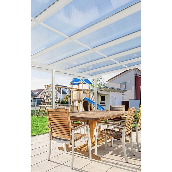 Gutta Terrassendach Premium Anthrazit Stegplatten PC SO Klar 10.140 x 4.060 günstig online kaufen