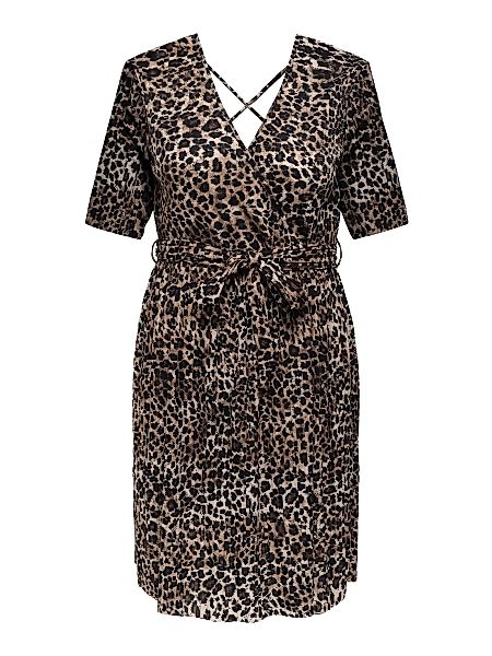 ONLY CARMAKOMA Shirtkleid Trendiges Leopard Muster günstig online kaufen