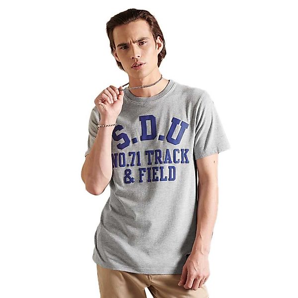 Superdry Track & Field Kurzärmeliges T-shirt XL Grey Marl günstig online kaufen