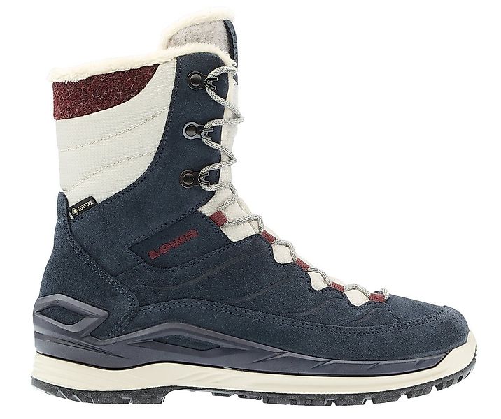 Lowa Calceta EVO GTX (Veloursleder, wasserdicht) navyblau/beige Damen Winte günstig online kaufen
