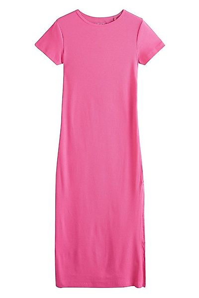 Next Maxikleid Gestuftes T-Shirt-Kleid in Maxilänge mit Schlitz (1-tlg) günstig online kaufen