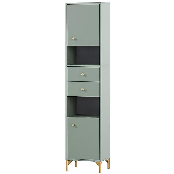Lomadox Hochschrank ANGERS-80 mint, 2 Türen, günstig online kaufen