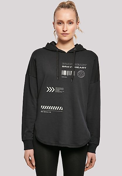 F4NT4STIC Kapuzenpullover "Brave Heart OVERSIZE HOODIE", Print günstig online kaufen