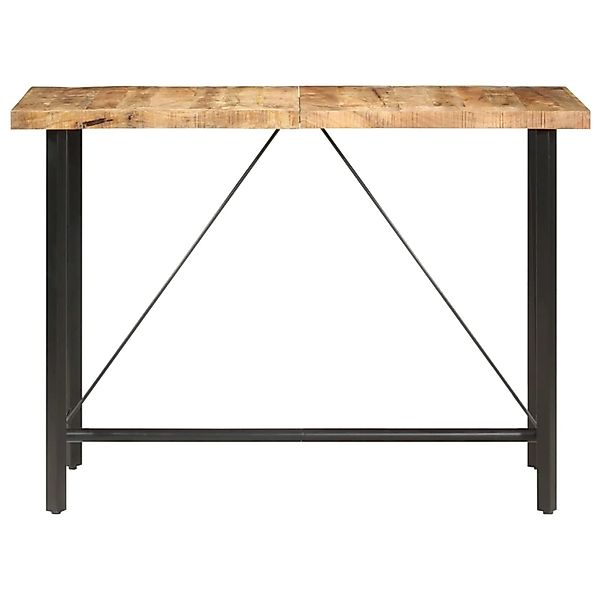 vidaXL Bartisch 150x70x107 cm Raues Mangoholz günstig online kaufen