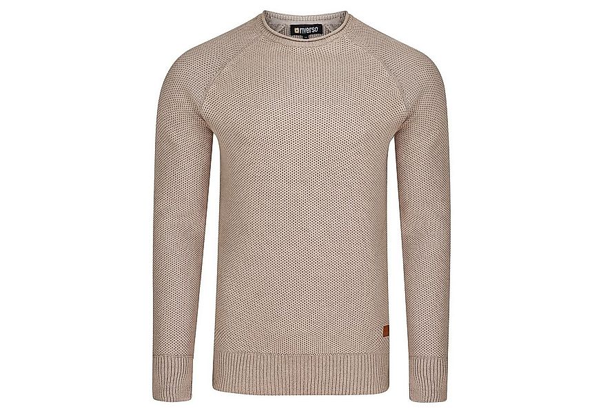 riverso Sweatshirt Herren Rundhals Pullover RIVElias Regular Fit Basic Long günstig online kaufen