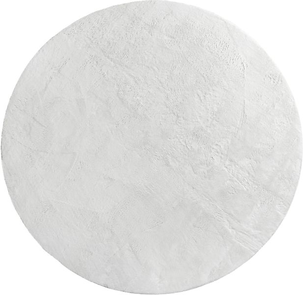 Paco Home Fellteppich "Kunstfell Soft 380" rund 14 mm Höhe Langflor, Kusche günstig online kaufen