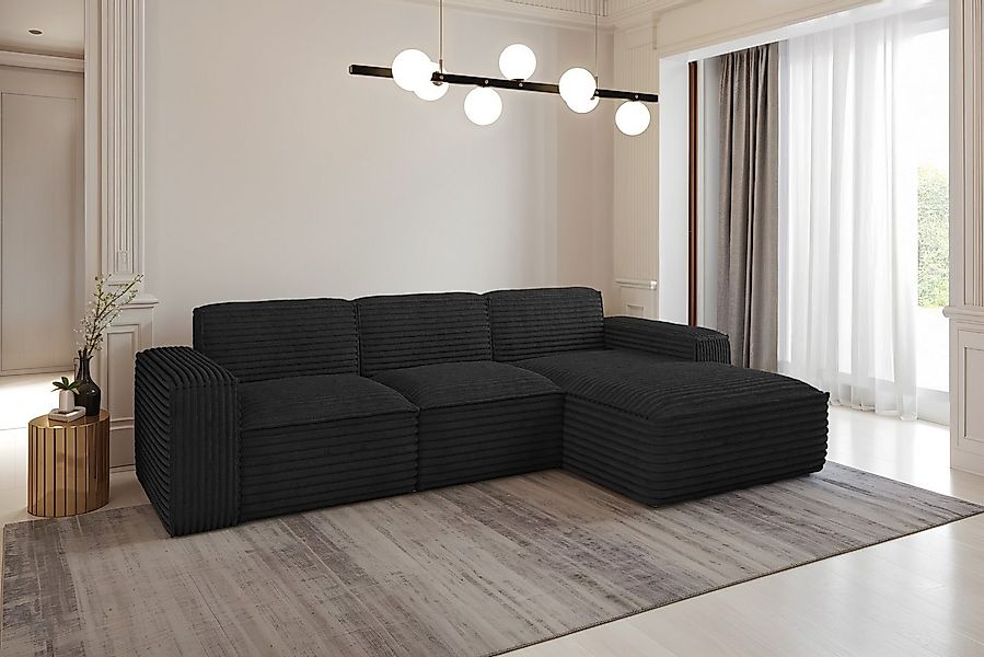 Kaiser Möbel Ecksofa Eckcouch SIENA L-Form, Stoff Poso/Salvador/Maloy/Artic günstig online kaufen