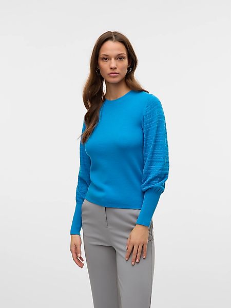Vero Moda Strickpullover VMHOLLYPOINTELLE LS O-NCK günstig online kaufen